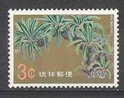 Ryukyus 1970 Cycad of Une / Plants / Trees / Nature / 1v n26586