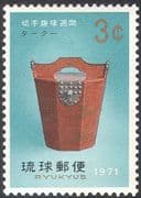 Ryukyus 1971 "Taku" Lacquered Box/ Crafts/ Art/ Heritage/ Stamp Week 1v (n42826)