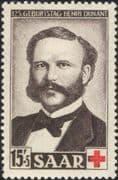 Saar 1953 Henri Dunant/ Red Cross/ Medical/ Health/ Welfare/ People 1v (n30386)
