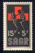 Saar 1955  Red Cross/ Medical/ Health/ Nurse/ Baby  1v  (n29839)
