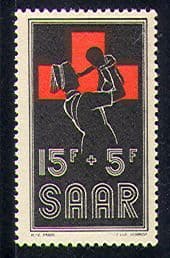Saar 1955  Red Cross/ Medical/ Health/ Nurse/ Baby  1v  (n29839)