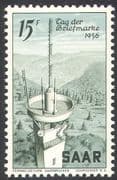 Saar 1956 Radio Mast/ Tower/ Aerial/ Communication/ Broadcasting 1v (n42064)