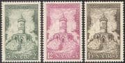 Saar 1956 Winterberg Memorial Fund/ Building/ Architecture/ Heritage/ History 3v set (n42062)