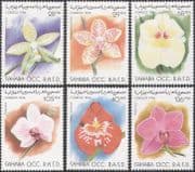 Sahara 1996 Flowers/ Orchids/ Plants/ Nature 6v set (b7372)