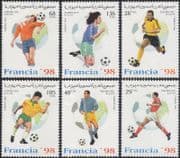 Sahara OCC 1996 Football World Cup Championships/ WC/ Soccer/ Sport/ Games 6v set (b7399)