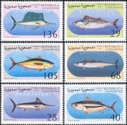 Sahara OCC 1997 Fish/ Marine/ Nature/ Wildlife/ Conservation 6v set (b9434a)