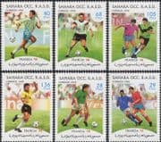 Sahara OCC 1998 Football World Cup Championships/ WC/ Soccer/ Sports/ Games 6v set (b8278)