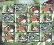 Samoa 2015 Butterflies/ Insects/ Nature/ Express/ Wildlife 16v sht (b1771k)