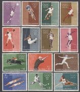 San Marino 1960 Sports / Games / Olympics / Basketball / Cycling / Shooting 14v set n34855