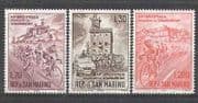 San Marino 1965 Cycling / Racing / Sport 3v set (n24664)