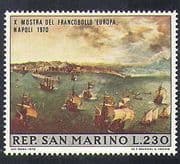 San Marino 1970 Sailing Ships / Boats / Navy / Art / Naples / StampEx 1v (n37027)