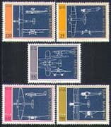San Marino 1973 Aviation/ Transport/ Planes/ Aircraft/ Flight 5v set (n32538)