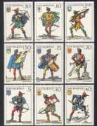 San Marino 1973 Crossbows/ Weapons/ Uniforms/ Military/ Sport/ Music 9v set (n37399)