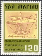 San Marino 1977 Forlanini/ da Vinci/ Helicopter/ Aircraft/ Flight/ Transport 1v (n44938)