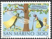 San Marino 1982 Ant/ Cicada/ Insects/ Fables/ Stories/ Books/ Money/ Animation 1v (n34856