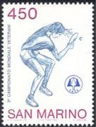 San Marino 1986 World Table Tennis Championships/ Sports/ Games/ Animation 1v (n43360)