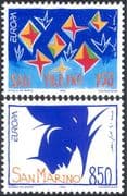 San Marino 1993 Europa/ Modern Art/ Contemporary/ Painting/ Artists 2v set (n44101)
