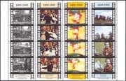 San Marino 1995 Cinema/ Films/ Trains/ Railway/ Transport/ Steam Engine/ Cartoon/ Actors/ Acting/ Animation/ People 16v sht (n43549)