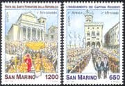 San Marino 1998 Europa/ Festivals/ Castle/ Church/ Procession 2v set (n43568)