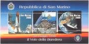 San Marino 1998 Space/Shuttle/Transport/Science/ Research/ Flag 3v m/s (n43441)