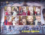 San Marino 2005 Theatre/ Variety Performers/ Actors/ Dance/ Music/ Clown 10v sht (n38340)