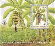 Sao Tome 1981 FAO/ Bananas/ Fruit/ Plants/ Food/ FFH/ Farming/ Trees 1v m/s (s6340b)