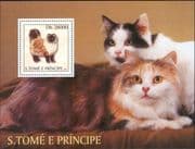 Sao Tome 2003 Cats/ Nature/ Pets/ Domestic Animals 1v m/s (s2885p)