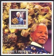 Sao Tome 2003 Nelson Mandela / Politics / Politicians / People / Peace 1v m / s (n36968)