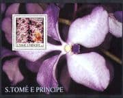 Sao Tome 2003 Orchids / Flowers / Marilyn Monroe / People / Personalities 1v m / s n36977