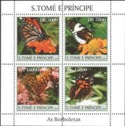 Sao Tome 2004 Butterflies/ Insects/ Nature/ Butterfly/ Wildlife 4v m/s (n12371)