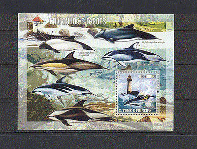 Sao Tome 2006 LIGHTHOUSES / Maritime / Whales m / s (n18400)