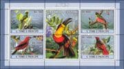 Sao Tome 2007 Tropical Birds/ Nature/ Wildlife/ Scouts 4v m/s (b2632p)