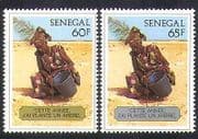Senegal 1980 Tree Planting / Trees / Plants / Nature / Conservation 2v set (n36598)