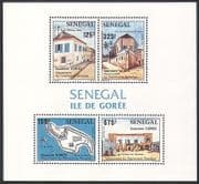 Senegal 1984 Goree / Heritage / Buildings / Slavery / Architecture / History 4v m / s n36286