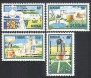 Senegal 1985 Irrigation / Water / Farming / Cattle / Crops / Tap 4v set (n35896)
