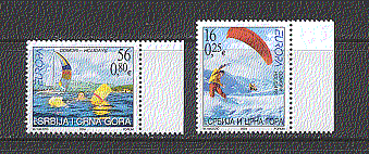 Serbia 2004 Sports / Sailing / Europa / Boats 2v set (n18386)