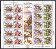 Serbia Montenegro 2003 Flowers / Nature 20v sht (n25655)