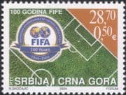 Serbia & Montenegro 2004 FIFA 100th Anniversary/ Football/ Sports/ Soccer/ Games 1v (b2060f)