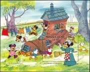 Sierra Leone 1986 Walt Disney/ Nursery Rhymes/ Old Woman/ Shoe/ StampEx/ Cartoons 1v m/s (ad1158)