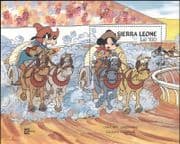 Sierra Leone 1987 Disney/ Horses/ Wagons/ "CapEx 87"/ StampEx/ Cartoons/ Animation 1v m/s (b413t)
