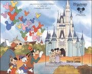 Sierra Leone 1987 Disney/ Mickey 60th/ Disneyland/ Castle/ Cartoons/ Animation 1v m/s (b6724f)