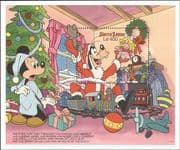 Sierra Leone 1990 Disney/ Christmas/ Mickey/ Goofy/ Train/Plane/ Cartoons/ Animation 1v m/s (b4762m)