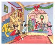 Sierra Leone 1990 Disney/ Christmas/ Mickey/ Minnie/ Goofy/ Pluto/ Plane/ Cartoons m/s (d00288)