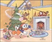 Sierra Leone 1992 Disney/Donald/Chip 'n Dale/ Christmas/ Cartoons/ Animation 1v m/s (b1605u)