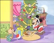 Sierra Leone 1992 Disney/ Mickey/ Toys/ Santa Claus/ Christmas/ Cartoons/ Animation 1v m/s (ad1077)