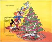 Sierra Leone 1992 Disney/Mickey/ Train/ Tree/ Toys/ Christmas/ Cartoons / Animation 1v m/s (b1815f)