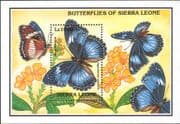 Sierra Leone 1993 Butterflies/ Insects/ Nature/ Butterfly/ Plants 1v m/s (b9909d)