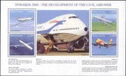 Sierra Leone 1997 Boeing/ Sud Caravelle/ A-300/ Aircraft/ Planes/ Transport 4v m/s (s5441z)