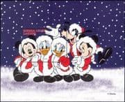 Sierra Leone 1997 Disney/ Christmas/ Greetings/ Mickey/ Donald/ Minnie/ Cartoons 1v m/s (n12018a)