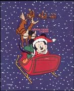 Sierra Leone 1997 Disney/ Christmas/ Santa Claus/ Reindeer/ Mickey Mouse/ Cartoons 1v m/s (n12018)